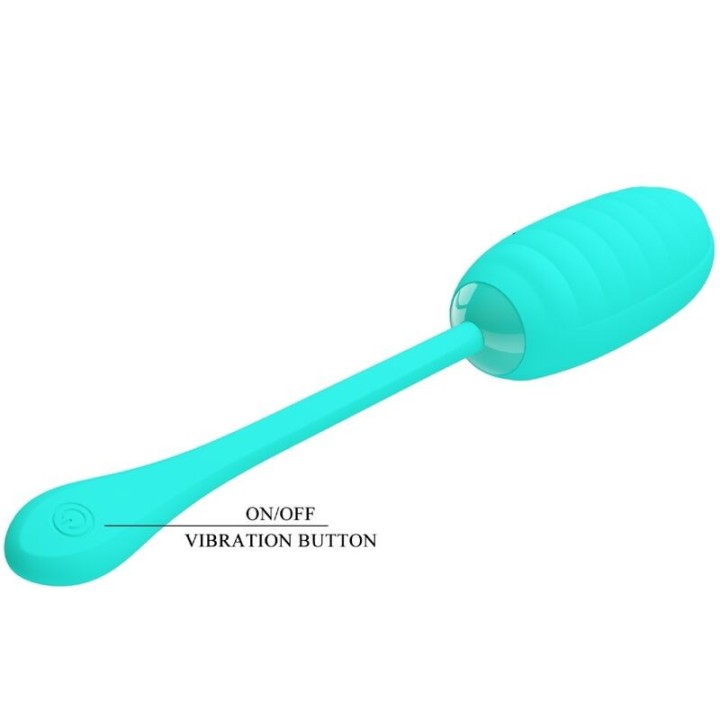 Kirk wiederaufladbares Vibrierendes Ei, Aquagrün von Pretty Love Smart | Fesselliebe.de