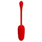 Vibrierendes Ei mit Roter wiederaufladbarer Meerestextur von Pretty Love Smart | Fesselliebe.de