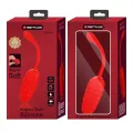 Vibrierendes Ei mit Roter wiederaufladbarer Meerestextur von Pretty Love Smart