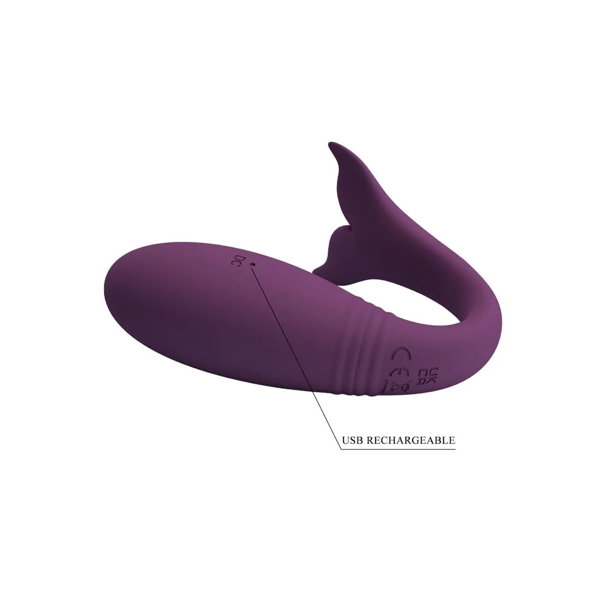 Jayleen Vibrator mit App-Fernbedienung Lila von Pretty Love Led | Fesselliebe.de