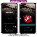 Jayleen Vibrator mit App-Fernbedienung Lila von Pretty Love Led