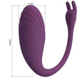 Catalina Vibrator App mit Fernbedienung Lila von Pretty Love Led | Fesselliebe.de