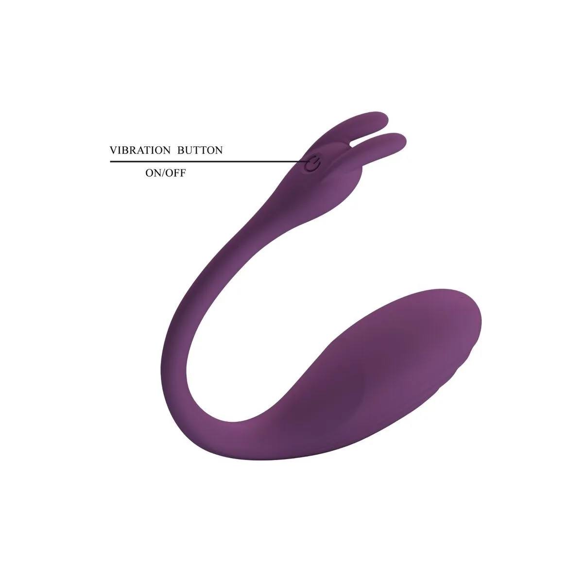 Catalina Vibrator App mit Fernbedienung Lila von Pretty Love Led | Fesselliebe.de