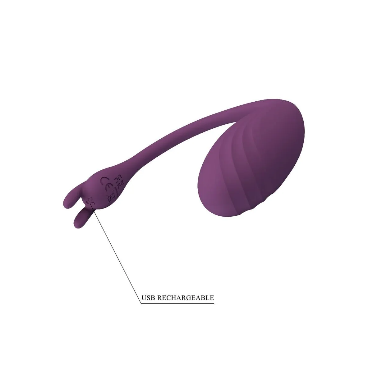 Catalina Vibrator App mit Fernbedienung Lila von Pretty Love Led | Fesselliebe.de