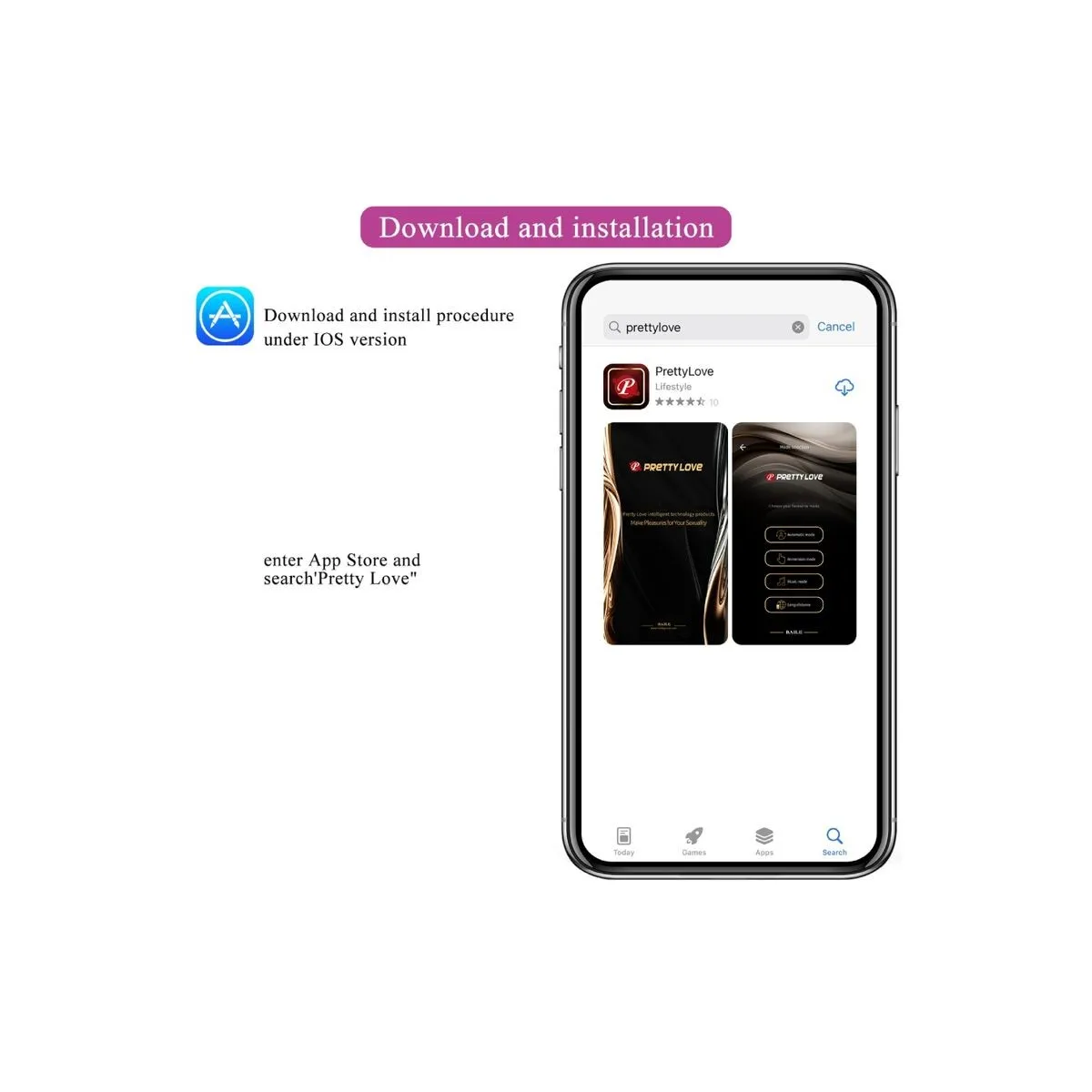 Catalina Vibrator App mit Fernbedienung Lila von Pretty Love Led | Fesselliebe.de