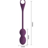 Elvira Kegel Balls App mit Fernbedienung Lila von Pretty Love | Fesselliebe.de