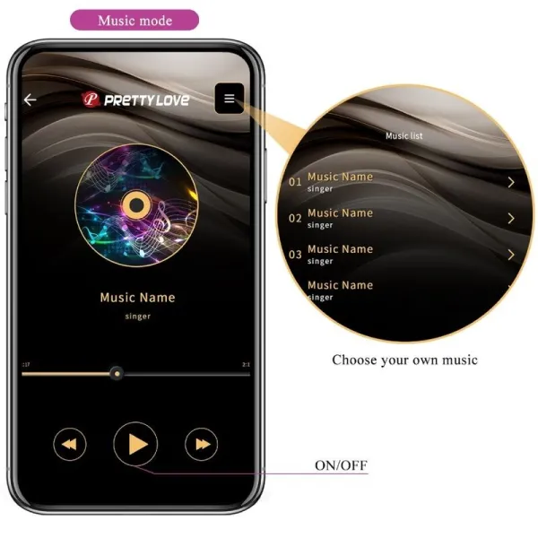 Elvira Kegel Balls App mit Fernbedienung Lila von Pretty Love | Fesselliebe.de