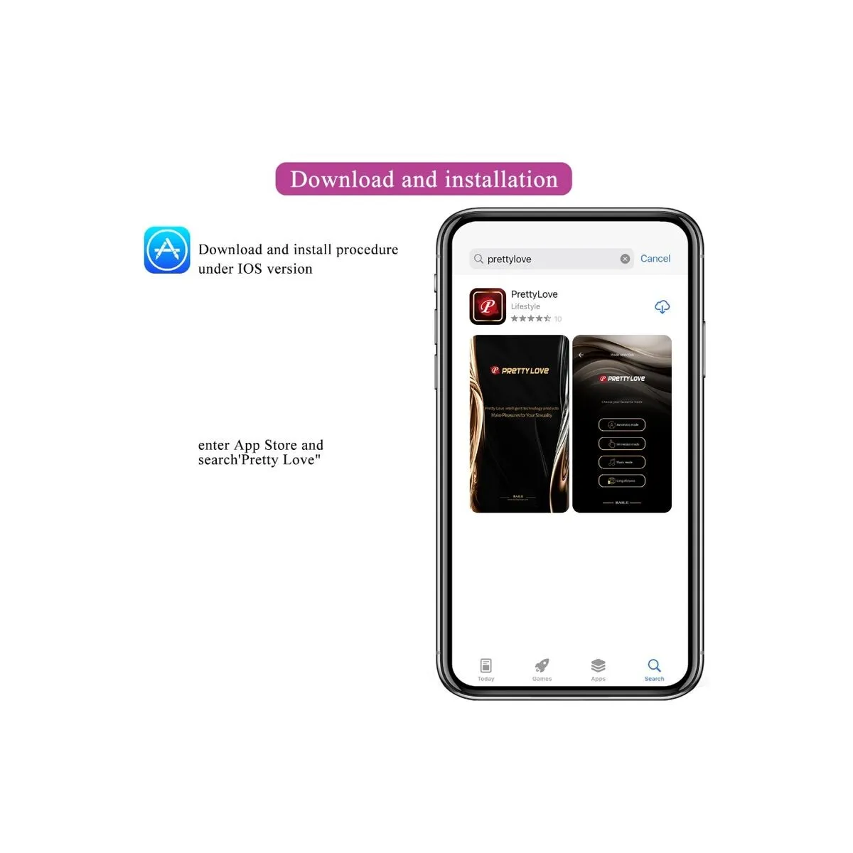 Abner App Lilac von Pretty Love | Fesselliebe.de