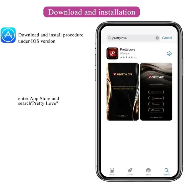 Abner App Lilac von Pretty Love | Fesselliebe.de