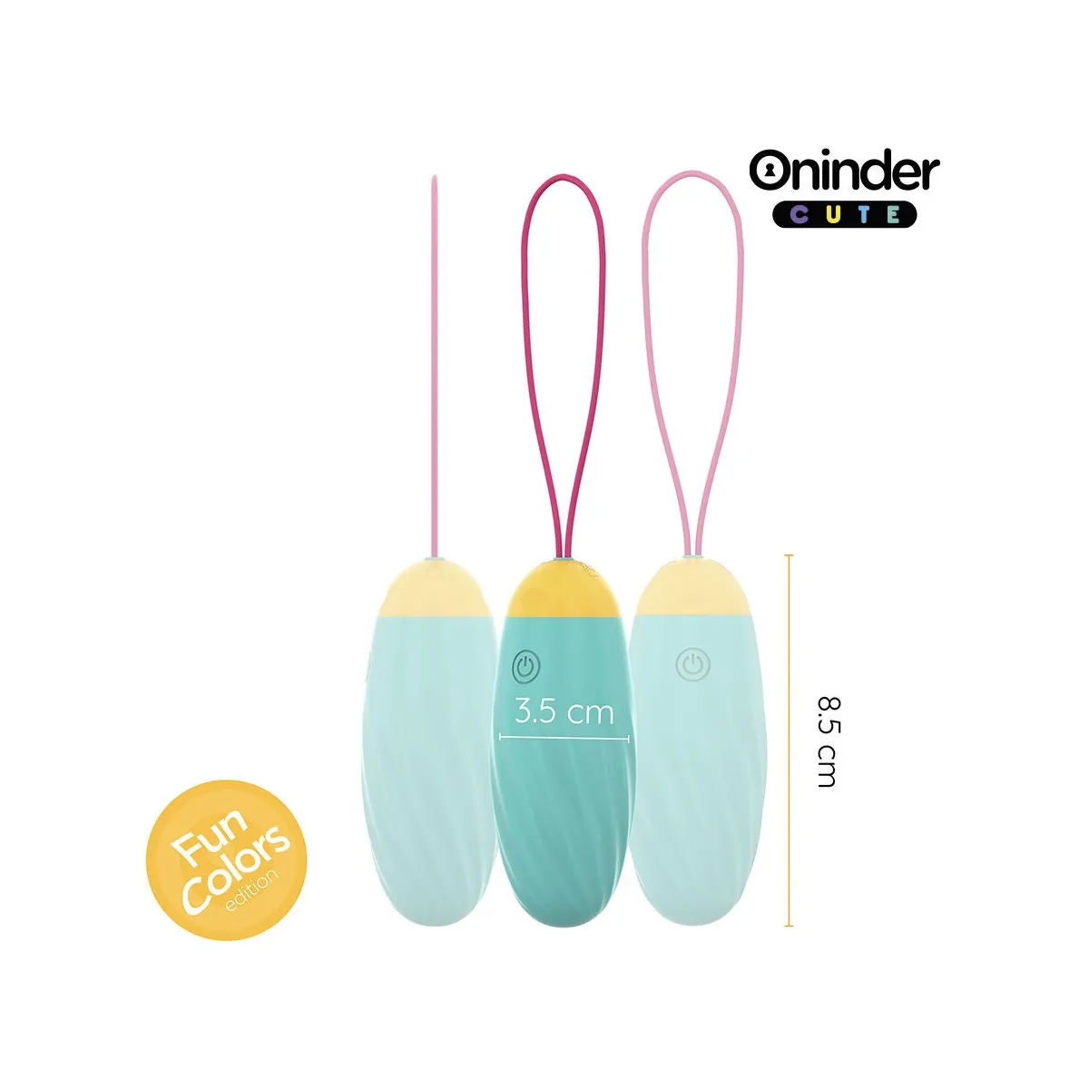 Love Pleasure Vibro-Rotierendes Silikon-Edelstein-Ei - Kostenlose Weltweite App von Oninder Cute | Fesselliebe.de
