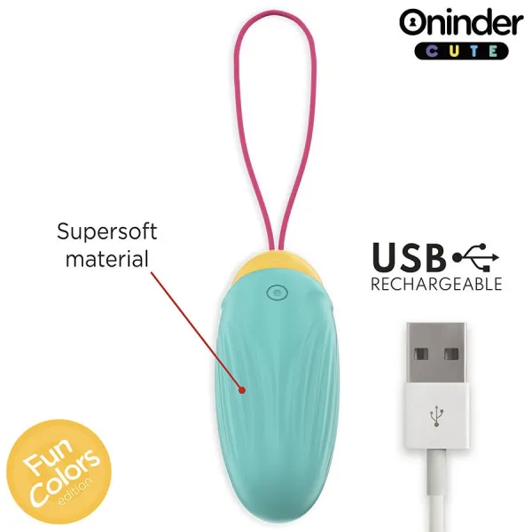 Love Pleasure Vibro-Rotierendes Silikon-Edelstein-Ei - Kostenlose Weltweite App von Oninder Cute | Fesselliebe.de
