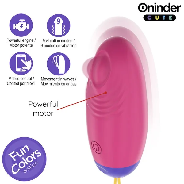 Love Pleasure Vibro-Wave Tapping Silikon-Ei - Kostenlose Weltweite App von Oninder Cute | Fesselliebe.de