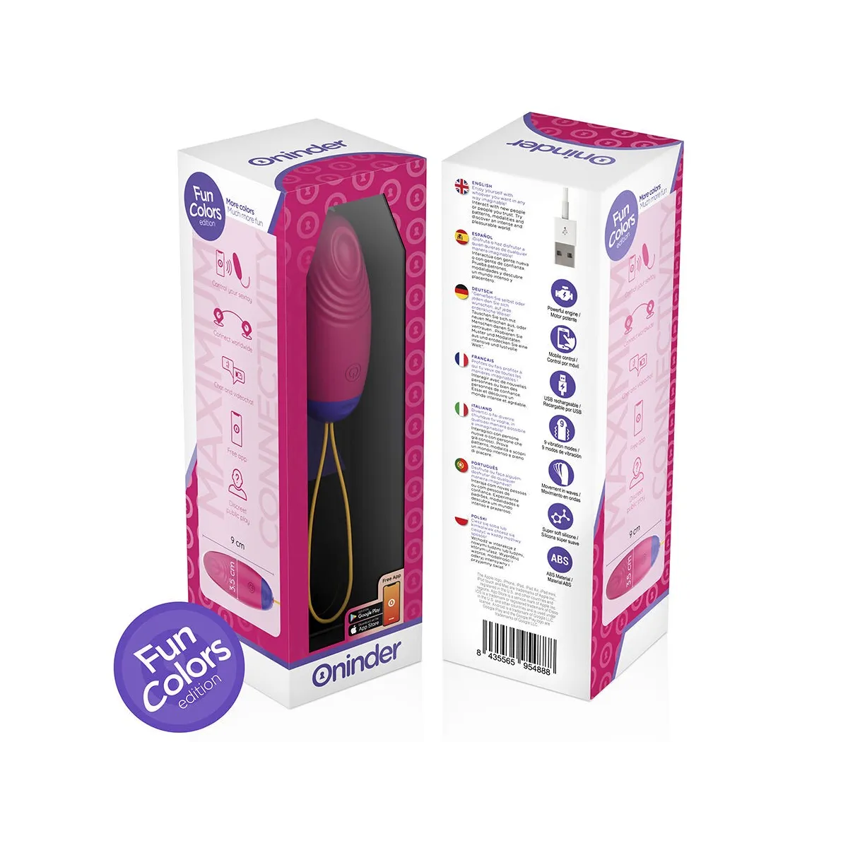 Love Pleasure Vibro-Wave Tapping Silikon-Ei - Kostenlose Weltweite App von Oninder Cute | Fesselliebe.de