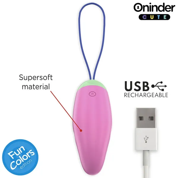 Love Pleasure Vibro-Rotierendes Ei 360° Silikon - Kostenlose Weltweite App von Oninder Cute | Fesselliebe.de