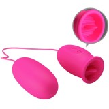 Daisy Vibrierendes Ei + Klitoris Stimulierende Zunge Rosa von Pretty Love | Fesselliebe.de