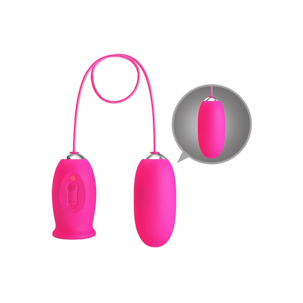 Daisy Vibrierendes Ei + Klitoris Stimulierende Zunge Rosa von Pretty Love | Fesselliebe.de