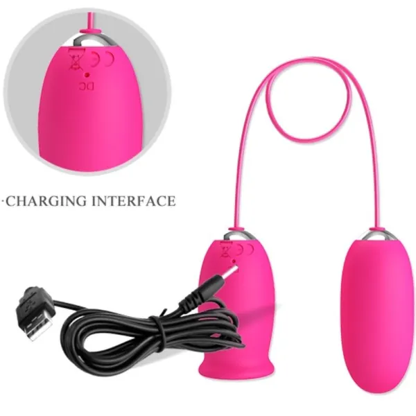 Daisy Vibrierendes Ei + Klitoris Stimulierende Zunge Rosa von Pretty Love | Fesselliebe.de