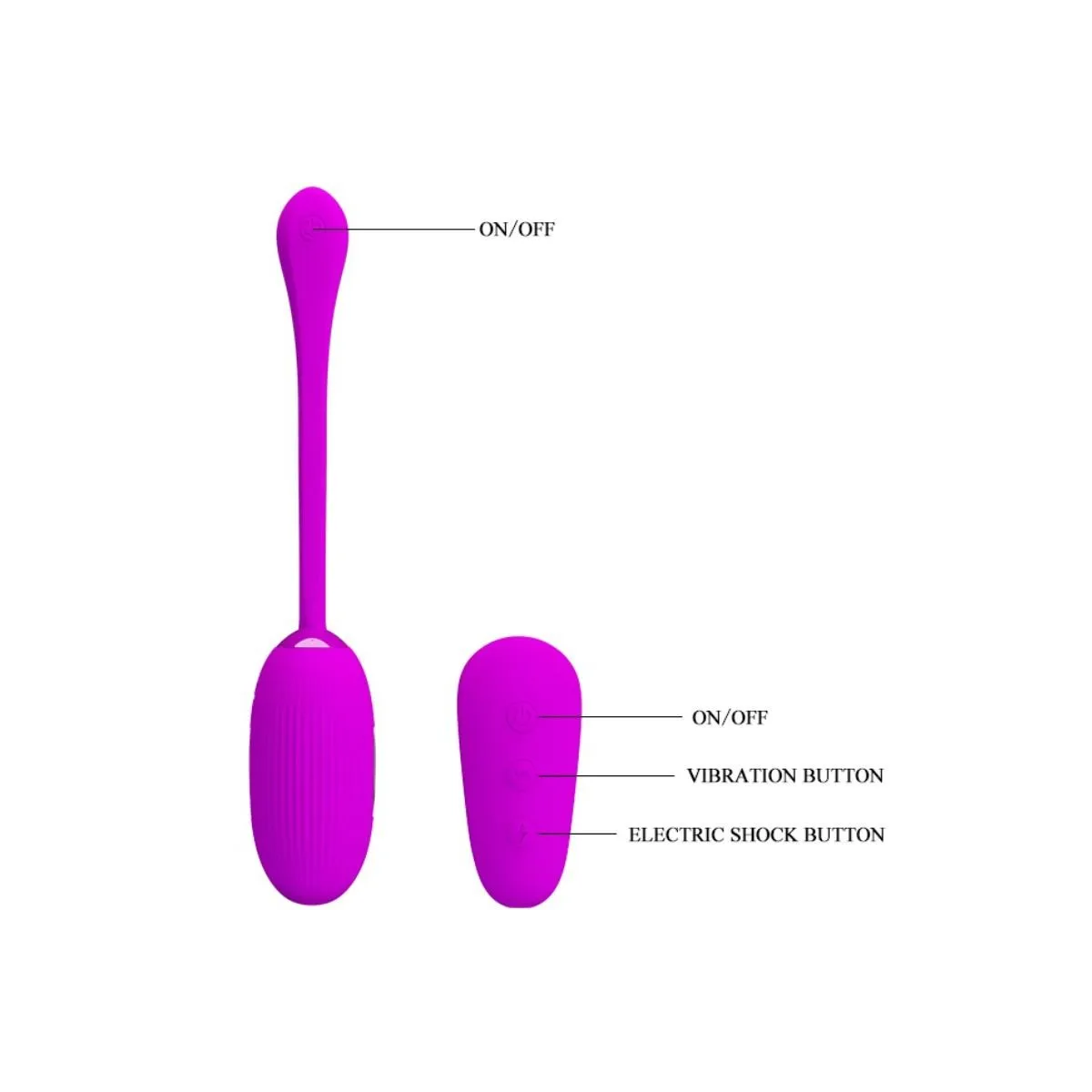 Shock Spass Vibrierendes Ei und Elektroschock von Pretty Love Smart | Fesselliebe.de