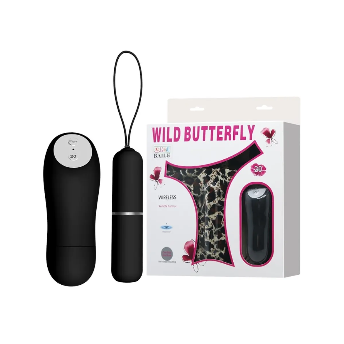 Stringtanga mit Vibrationskugel und mit Fernbedienung, Schwarz von Baile Stimulating | Fesselliebe.de