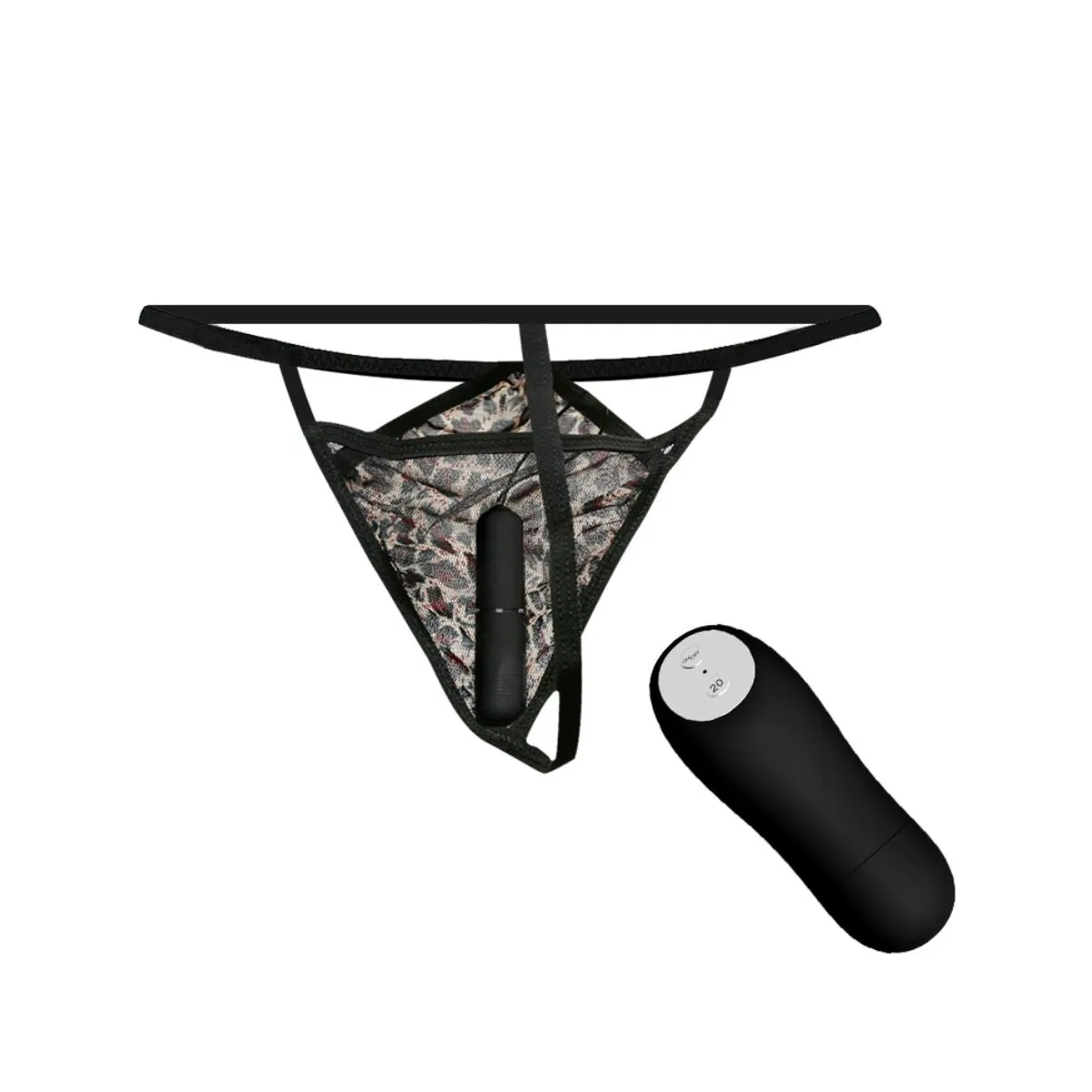 Stringtanga mit Vibrationskugel und mit Fernbedienung, Schwarz von Baile Stimulating | Fesselliebe.de