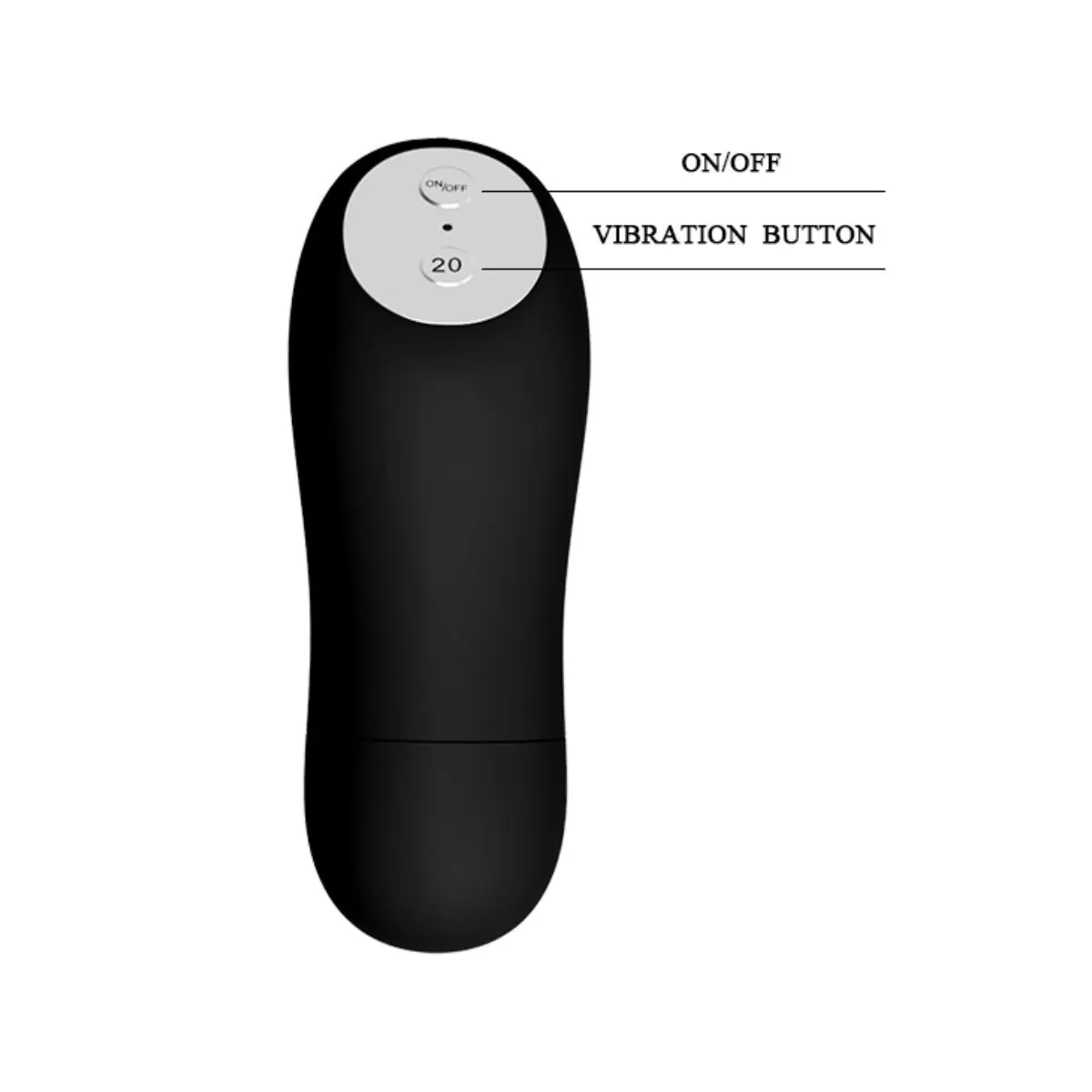 Stringtanga mit Vibrationskugel und mit Fernbedienung, Schwarz von Baile Stimulating | Fesselliebe.de