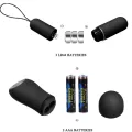Stringtanga mit Vibrationskugel und mit Fernbedienung, Schwarz von Baile Stimulating