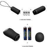 Stringtanga mit Vibrationskugel und mit Fernbedienung, Schwarz von Baile Stimulating | Fesselliebe.de