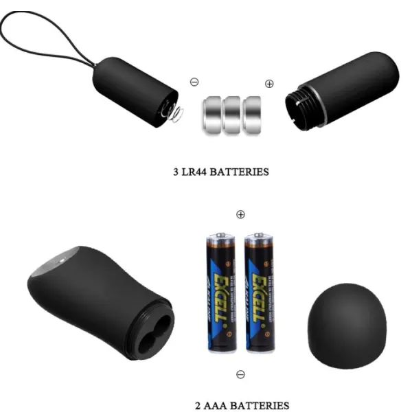 Stringtanga mit Vibrationskugel und mit Fernbedienung, Schwarz von Baile Stimulating | Fesselliebe.de