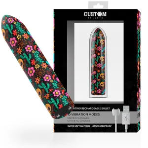 Floral Rechargeable Bullet 10 Intensities von Custom Bullets | Fesselliebe.de