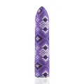 Rechargeable Snake Purple Magnetic Bullet 10v von Custom Bullets