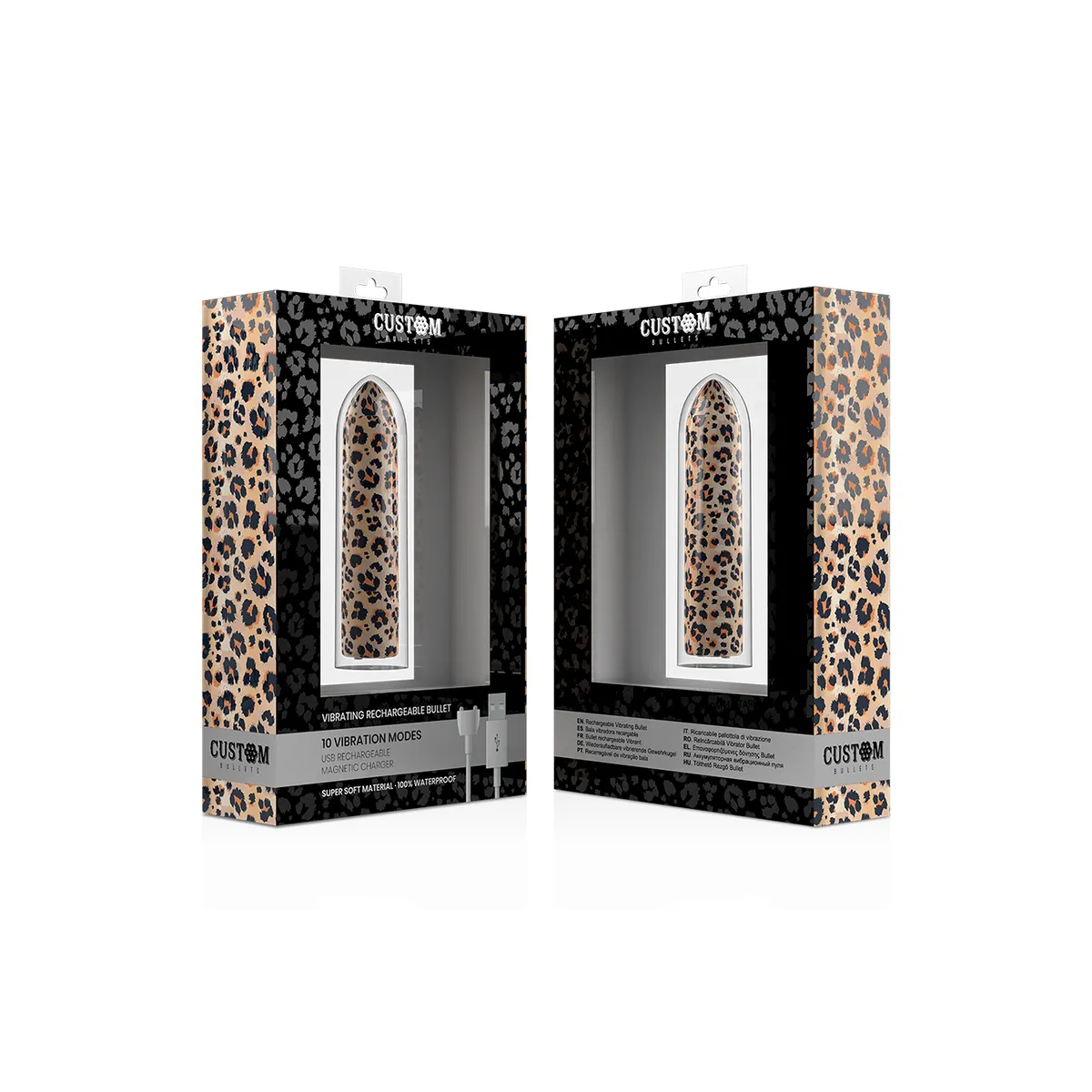 Rechargeable Bullet Leopard 10 Intensities von Custom Bullets | Fesselliebe.de