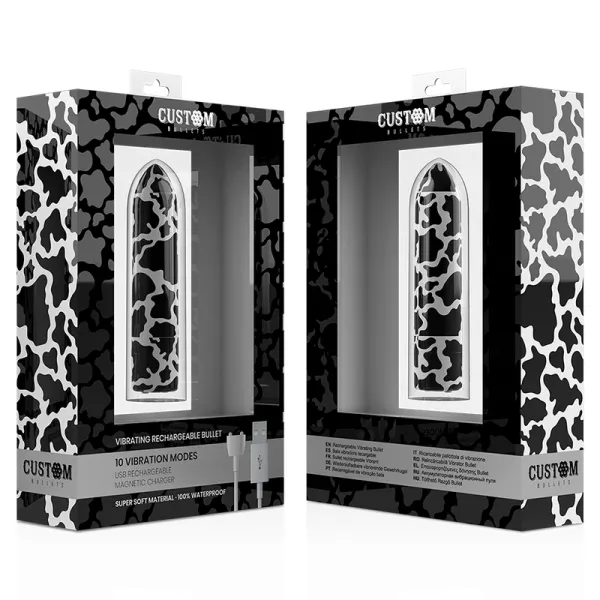 Aufladbare Bullet Cow 10 Intensitäten von Custom Bullets | Fesselliebe.de
