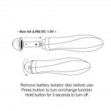 Twister Vibrator 10 Modi von Rocks-Off | Fesselliebe.de