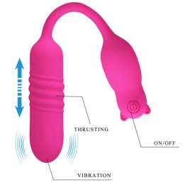 Nobikuma Rosa Silikon-Vibrierbullet von Pretty Love Flirtation | Fesselliebe.de