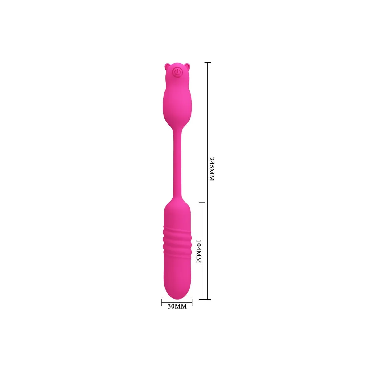Nobikuma Rosa Silikon-Vibrierbullet von Pretty Love Flirtation | Fesselliebe.de