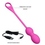 Elvira Pink wiederaufladbare Vibrierbälle von Pretty Love Smart | Fesselliebe.de