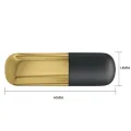 Goldener wiederaufladbarer Kugelvibrator von Pretty Love Bottom