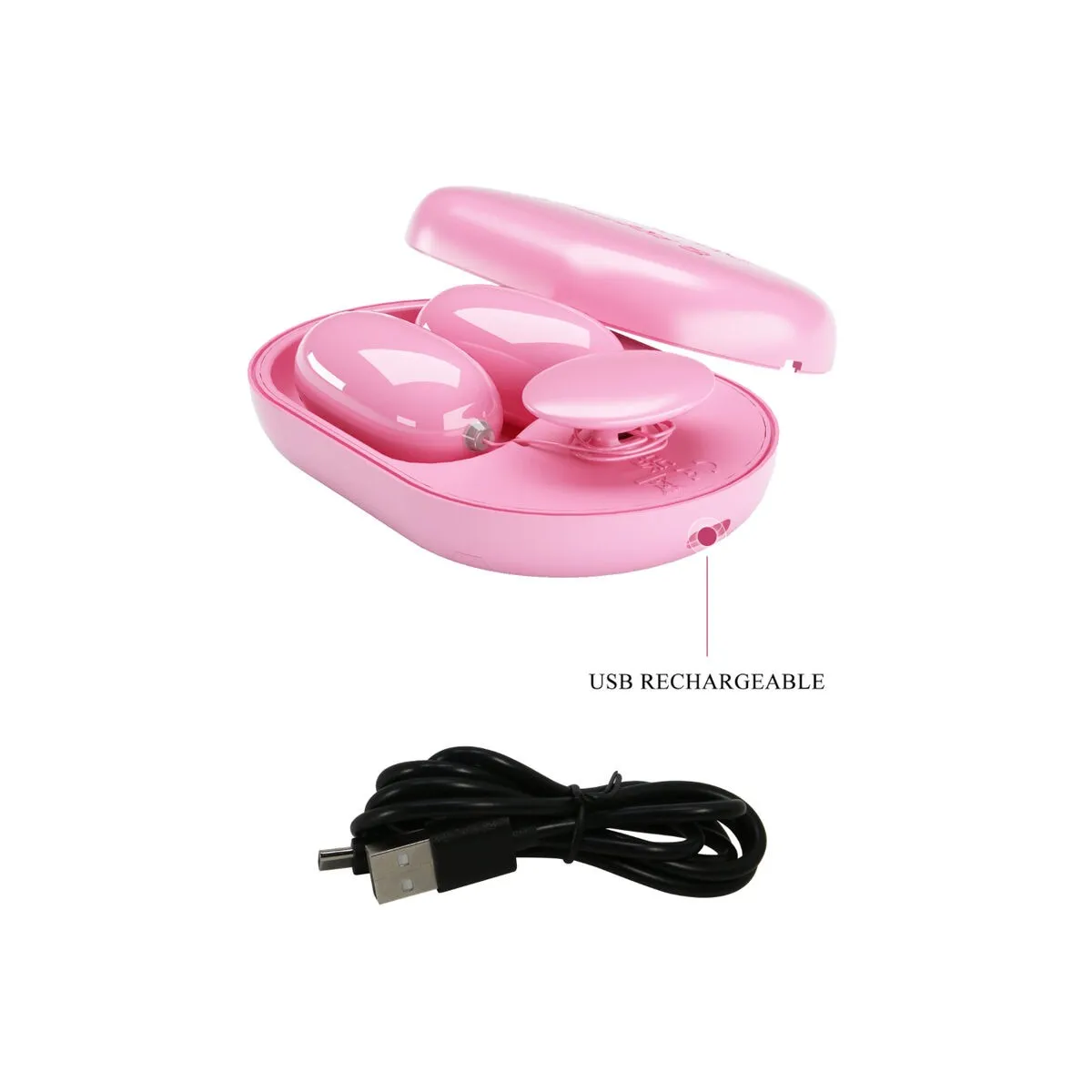 Fun Box Rosa Vibrierende Kugel von Pretty Love Flirtation | Fesselliebe.de