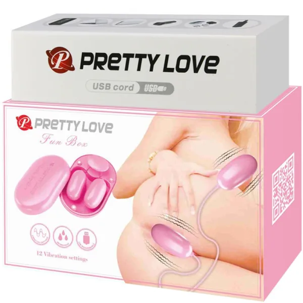 Fun Box Rosa Vibrierende Kugel von Pretty Love Flirtation | Fesselliebe.de
