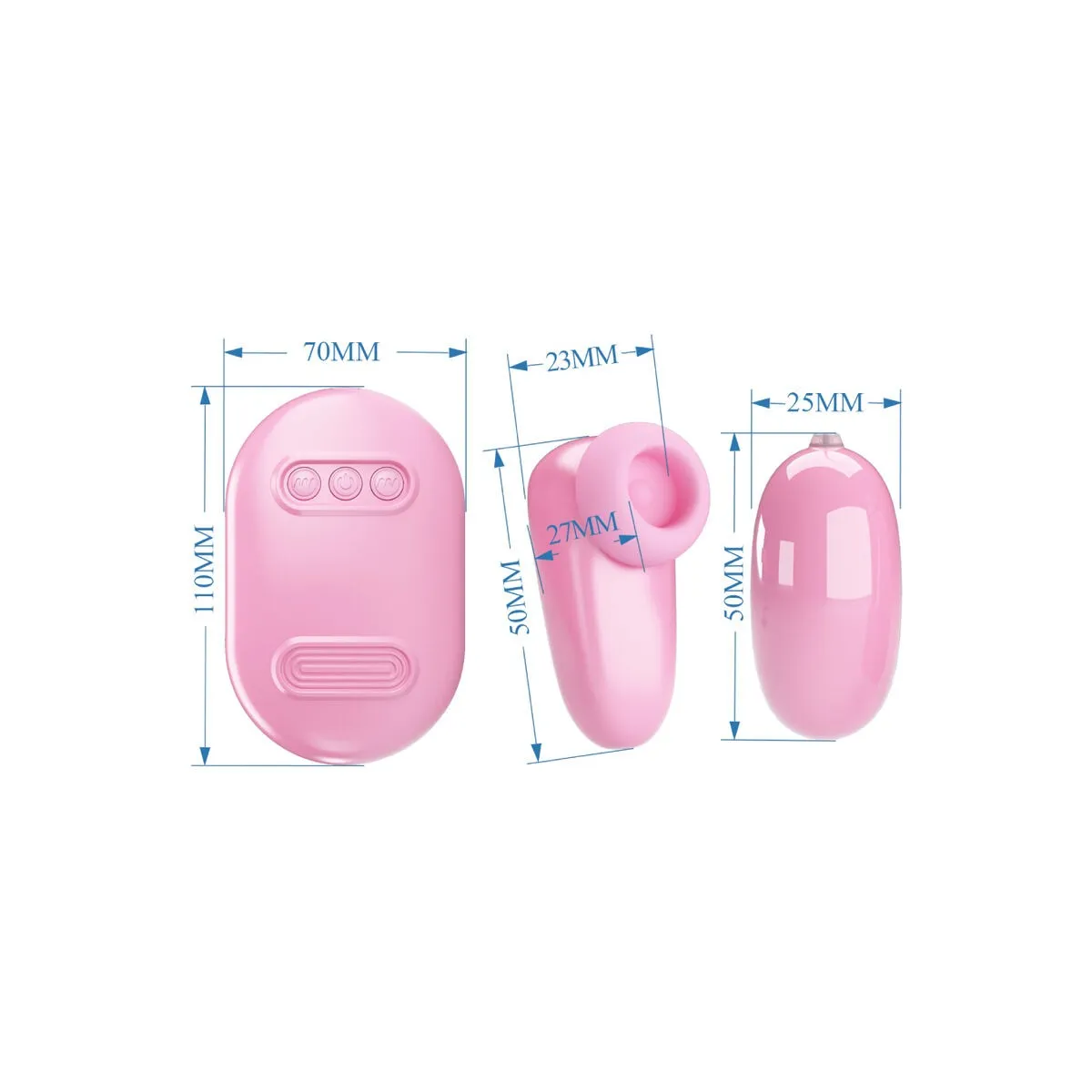 Magic Box Vibrationskugel & Rosa Stimulator von Pretty Love Smart | Fesselliebe.de