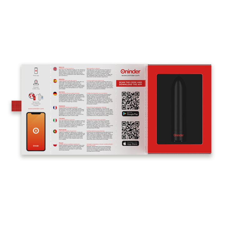 Berlin Bullet Vibrator Schwarz 9 Modi 8,5 X 2 cm - Kostenlose App von Oninder | Fesselliebe.de