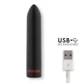 Berlin Bullet Vibrator Schwarz 9 Modi 8,5 X 2 cm - Kostenlose App von Oninder