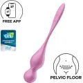 Love Birds Vibrierende Kegel-Kugeln Rosa von Satisfyer Balls