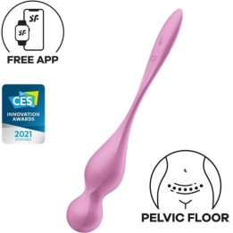 Love Birds Vibrierende Kegel-Kugeln Rosa von Satisfyer Balls | Fesselliebe.de