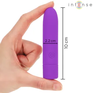 Symone Usb wiederaufladbarer Vibrierender Bullet 8 Vibrationen Lila 10 X 2,2 cm von Intense Fun