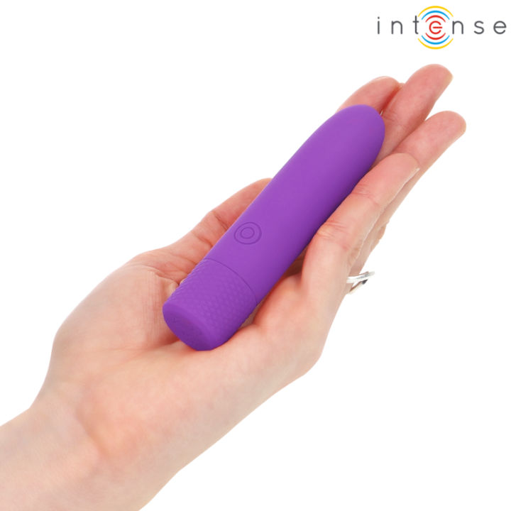 Symone Usb wiederaufladbarer Vibrierender Bullet 8 Vibrationen Lila 10 X 2,2 cm von Intense Fun | Fesselliebe.de