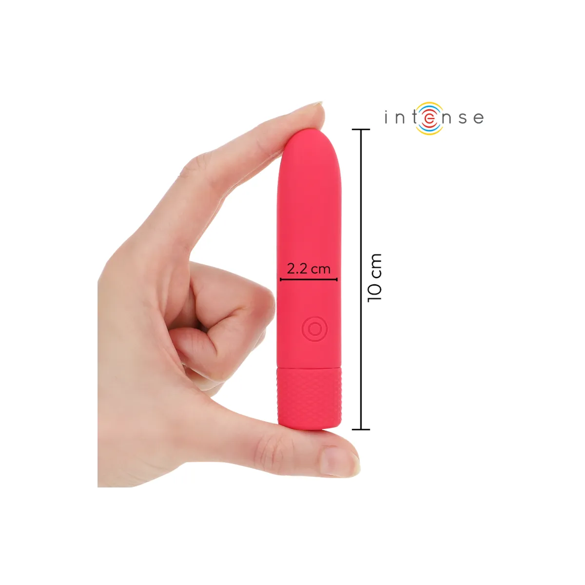 Symone Usb wiederaufladbarer Vibrierender Bullet 8 Vibrationen Rot 10 X 2,2 cm von Intense Fun | Fesselliebe.de