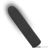 Geri Usb wiederaufladbarer Vibrierender Bullet 8 Vibrationen Schwarz 10 X 2,2 cm von Black&Silver | Fesselliebe.de