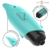 Echo Vibrierendes Bullet Delphin Blau 8 X 4,7 cm von Intense Fun | Fesselliebe.de