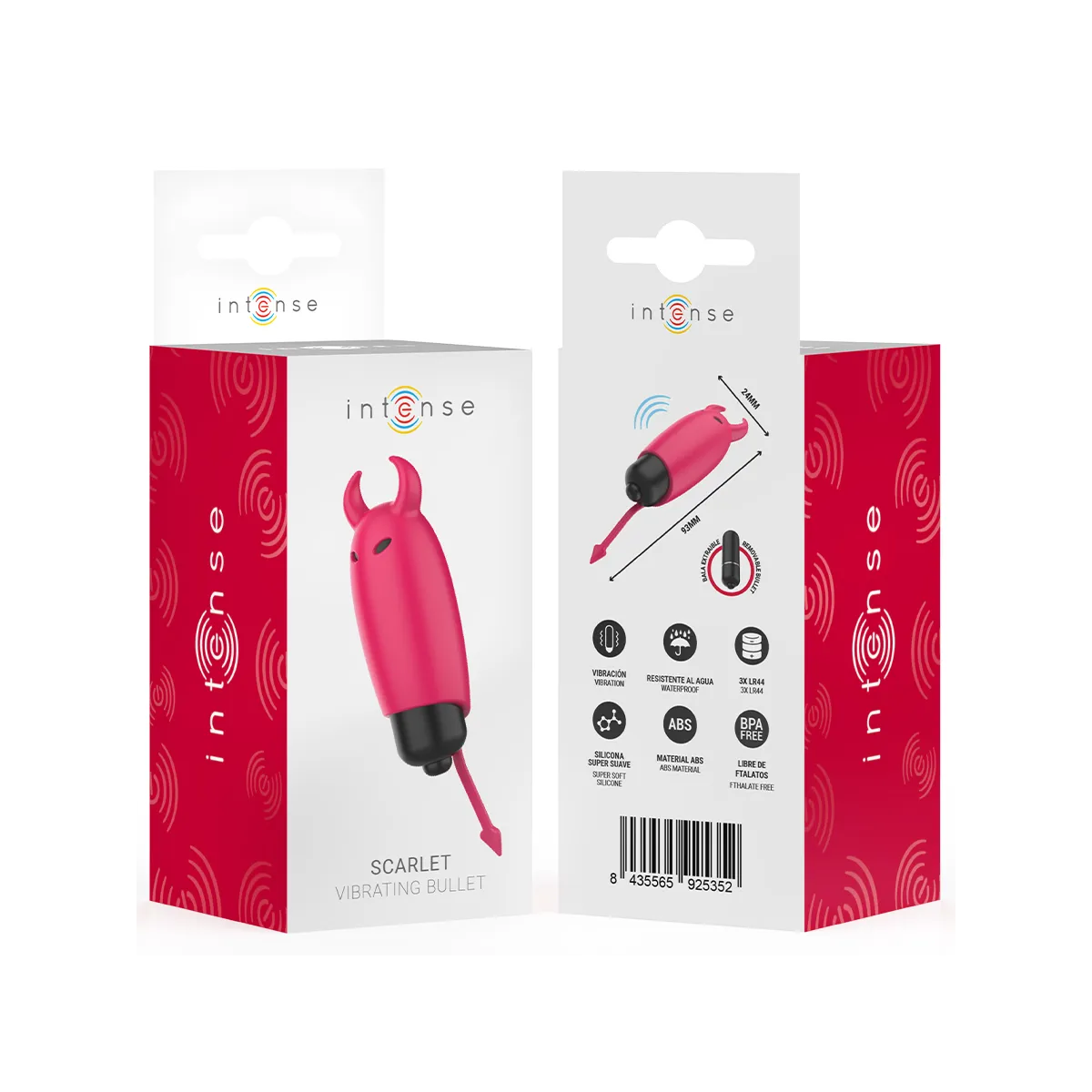 Scarlet Vibrierende Kugel Red Demon 9,3 X 2,4 cm von Intense Fun | Fesselliebe.de